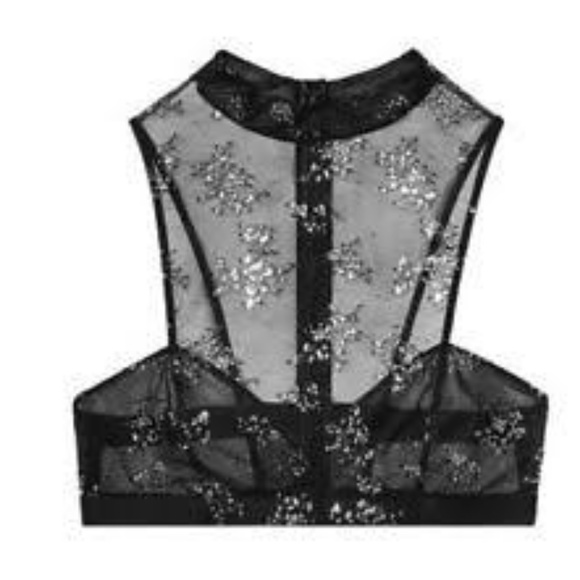 Valentine 💖NWT VERY SEXY Shine Lace High-neck Bra - Picture 5 of 14